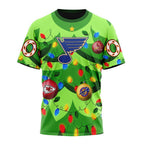 NHL St. Louis Blues Specialized Christmass Tree Color And City’s Sport Teams Hoodie, T Shirt