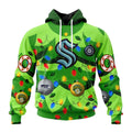 NHL Seattle Kraken Specialized Christmass Tree Color And City’s Sport Teams Hoodie, T Shirt