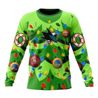 NHL San Jose Sharks Specialized Christmass Tree Color And City’s Sport Teams Hoodie, T Shirt