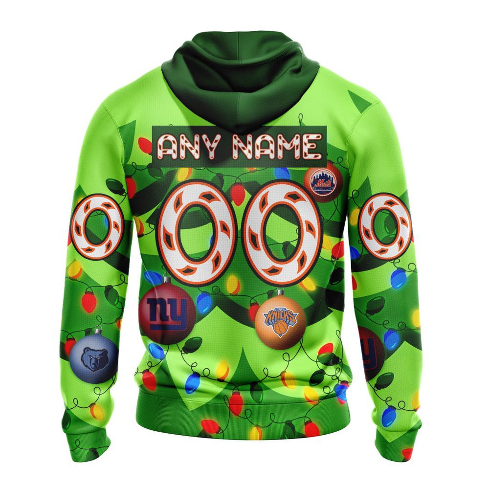NHL New York Islanders Specialized Christmass Tree Color And City’s Sport Teams Hoodie, T Shirt
