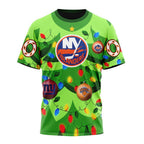 NHL New York Islanders Specialized Christmass Tree Color And City’s Sport Teams Hoodie, T Shirt