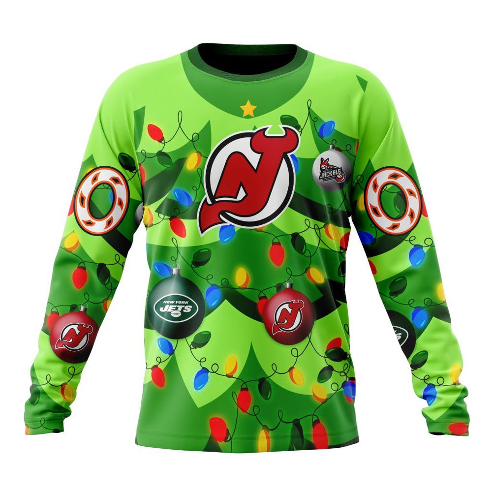 NHL New Jersey Devils Specialized Christmass Tree Color And City’s Sport Teams Hoodie, T Shirt