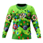 NHL Nashville Predators Specialized Christmass Tree Color And City’s Sport Teams Hoodie, T Shirt