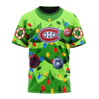 NHL Montreal Canadiens Specialized Christmass Tree Color And City’s Sport Teams Hoodie, T Shirt