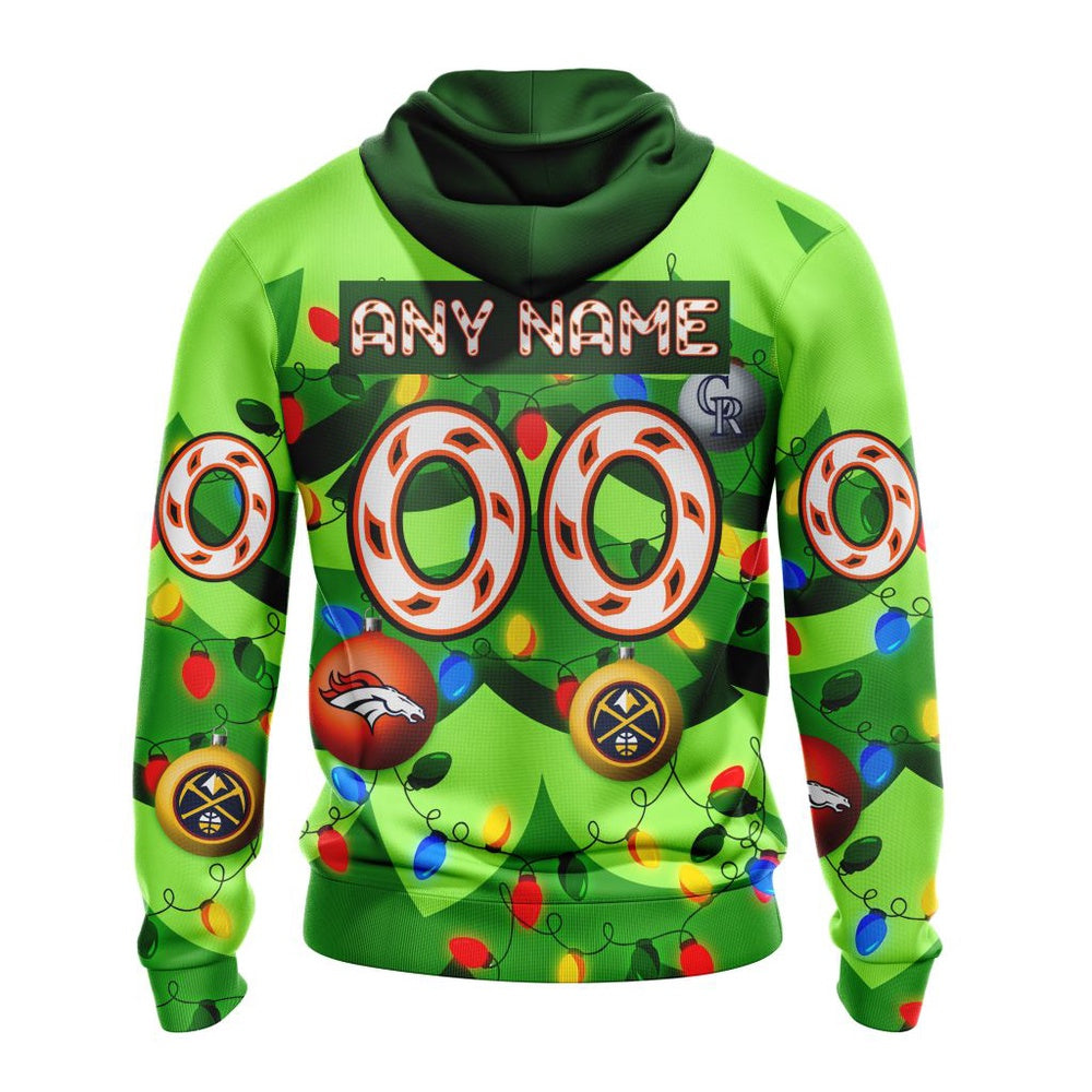 NHL Colorado Avalanche Specialized Christmass Tree Color And City’s Sport Teams Hoodie, T Shirt