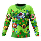 NHL Colorado Avalanche Specialized Christmass Tree Color And City’s Sport Teams Hoodie, T Shirt
