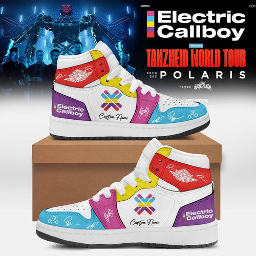 Electric Callboy Tanzneid World Tour 2026 Limited Edition Signature Air Jordan 1 Hightop Shoes, Music Air Jordan 1 Shoes
