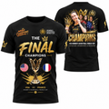 Caitlin Clark x Stephanie White x Aliyah Boston Team USA FIBA Women’s Basketball World Cup 2026 Champions T Shirt