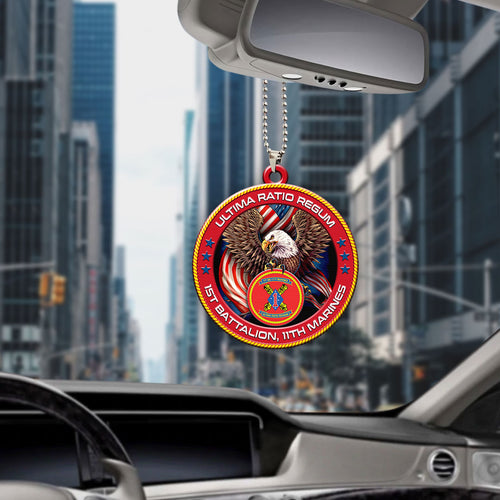 1st Battalion, 11th Marines Custom Shape 2-sided Acrylic Car Ornament – HOATT13241