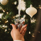 Custom Photo Star Projection Ornament - Personalized Christmas Decoration Gifts