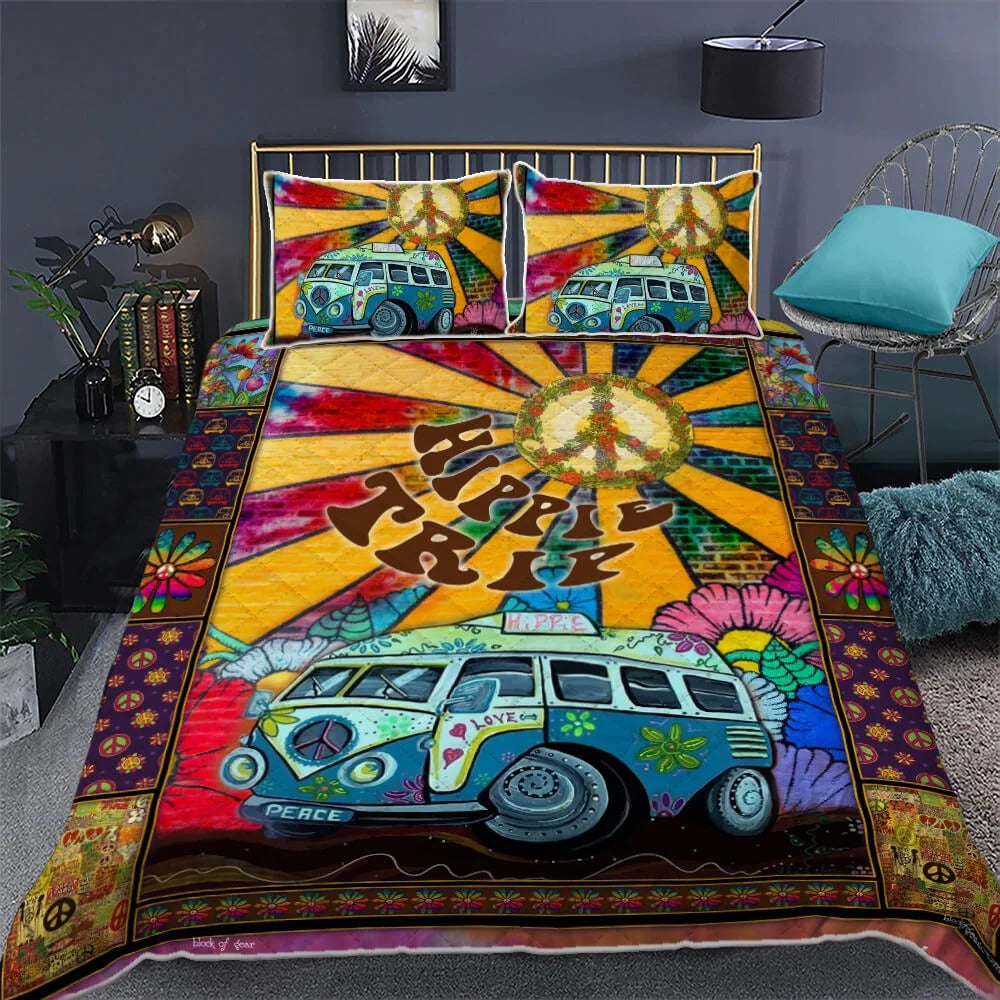 Hippie Quilt Bedding Set - Free Spirit Everyday Bedding