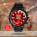 Personalized Arsenal FC x Rolex Black Stainless Steel Watch – MAITM8425