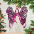 Breast Cancer Awareness Custom Shape 2-Side Printed Acrylic Ornament – HOATT 6673