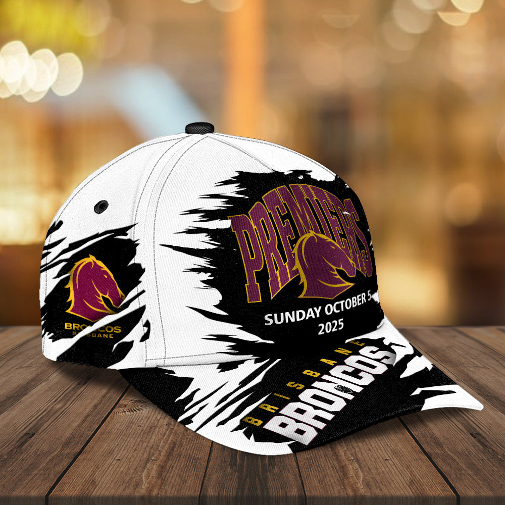Brisbane Broncos 2025 Premiers Classic Cap – MAITM13274
