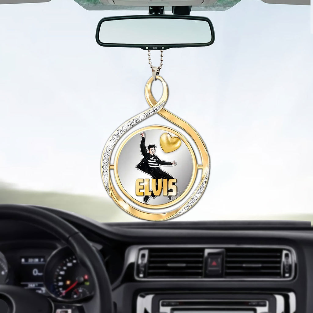Elvis Presley Custom Shape 2-sided Acrylic Car Ornament – MAITM 8828