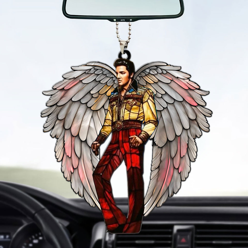 Elvis Presley Custom Shape 2-sided Acrylic Car Ornament – GNE 1908