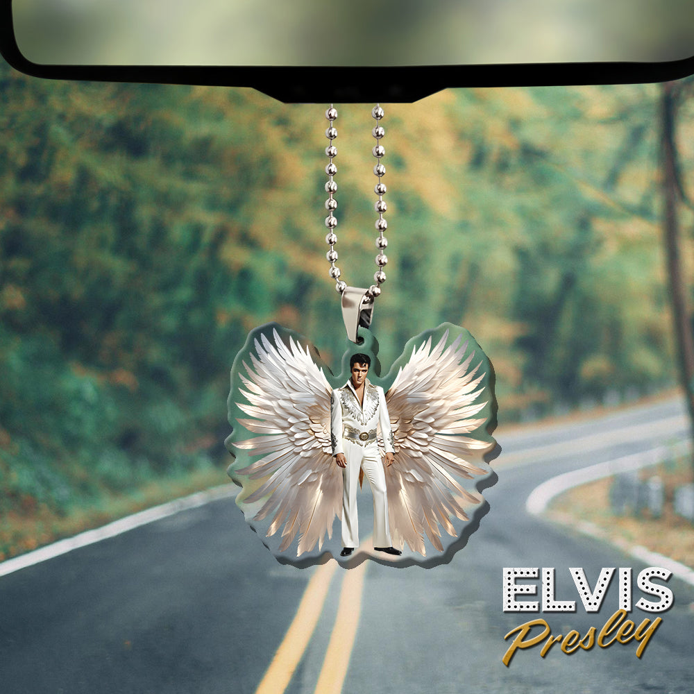 Elvis Presley Custom shape Clear 1-sided Acrylic Car Ornament – HOATT 5762