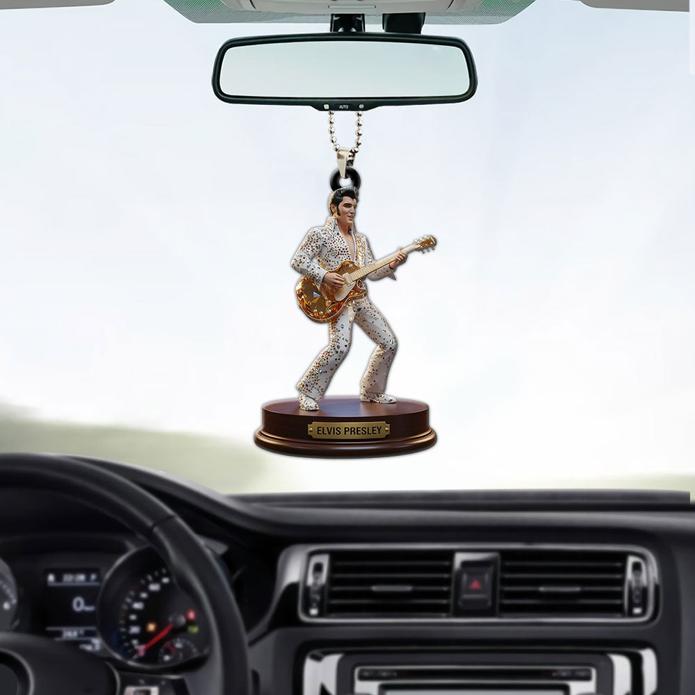 Elvis Presley Custom shape 2-sided Acrylic Car Ornament – MAITM13453