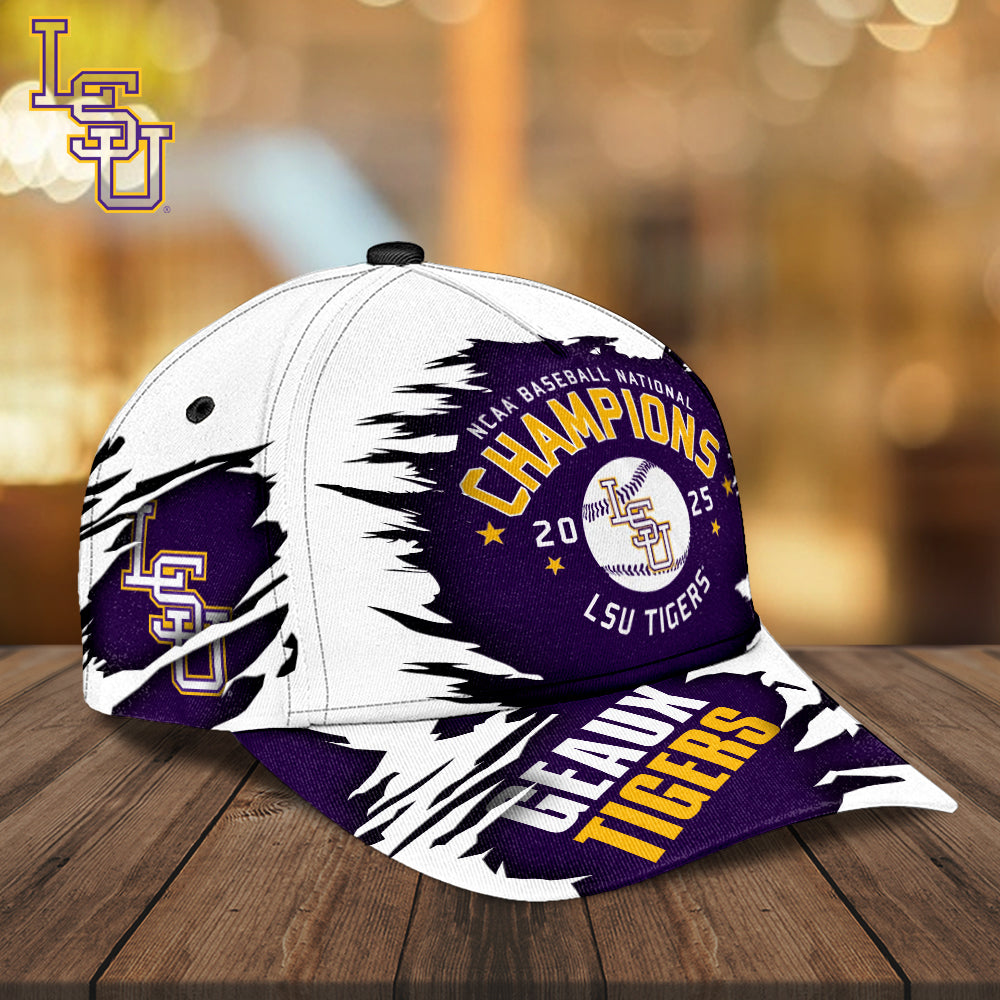 LSU Tigers Baseball 2025 National Champions Classic Cap – MAITM 11792
