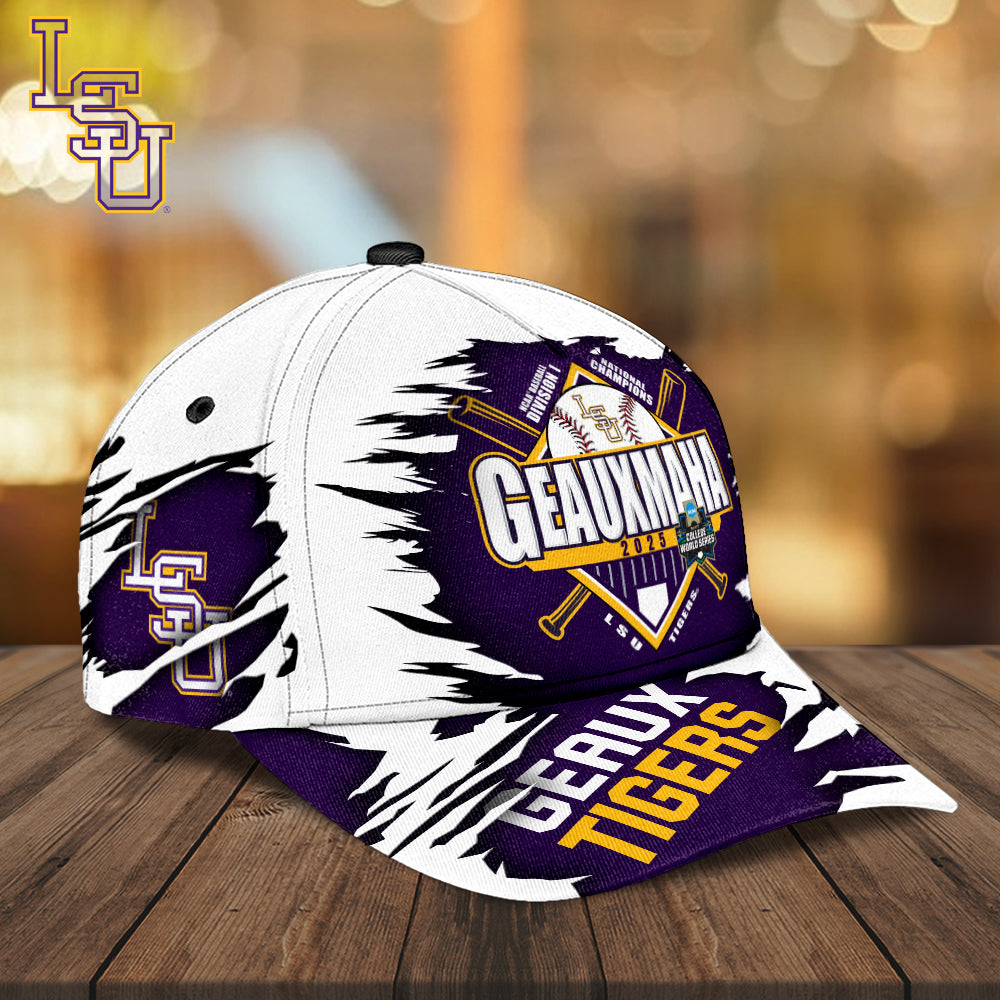 LSU Tigers Baseball 2025 National Champions Classic Cap – MAITM 11968