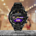 LSU Tigers Baseball 2025 National Champions x Rolex Black Stainless Steel Watch – MAITM 11899