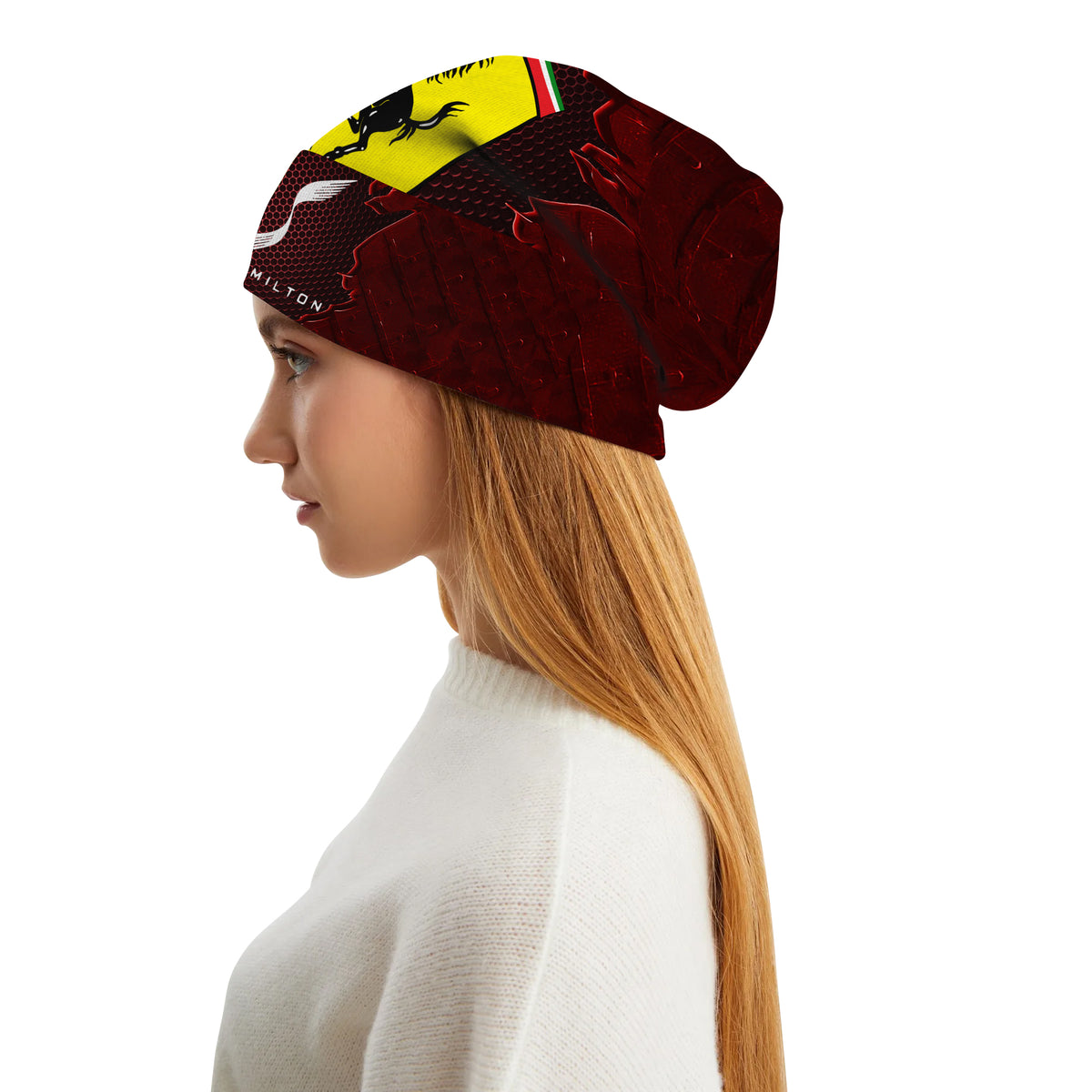 Lewis Hamilton x Scuderia Ferrari Beanie Hat – MAITM 9818