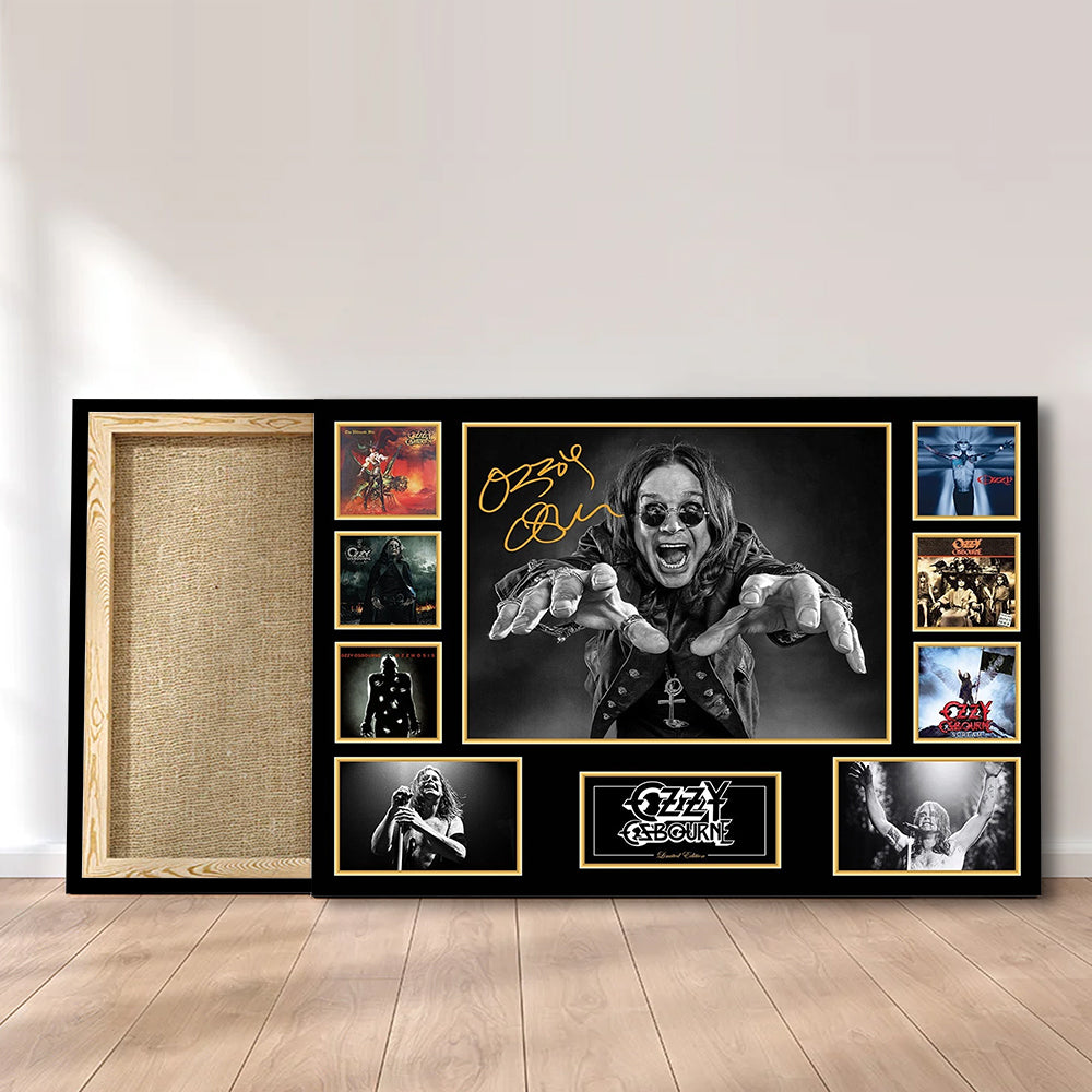 Ozzy Osbourne Rectangle Canvas With Inner Frame – MAITM12675