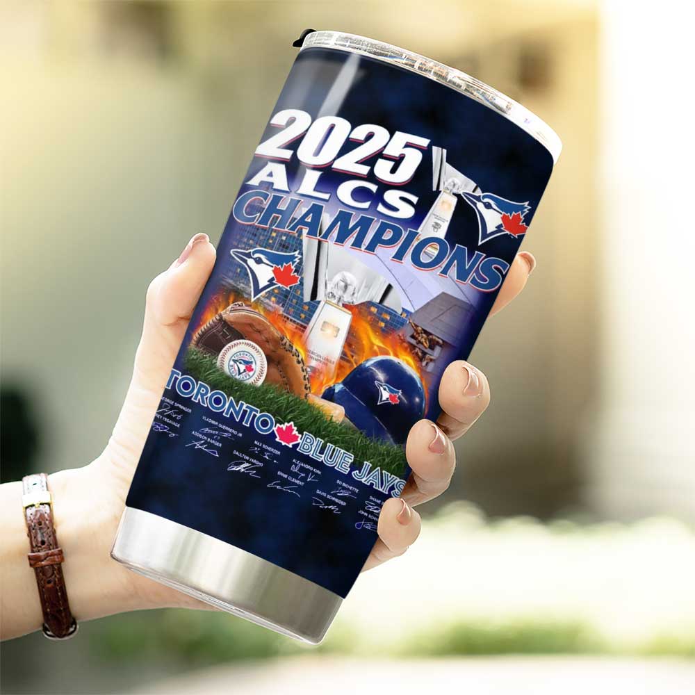 Toronto Blue Jays 2025 American League Champions Tumbler Cup – MAITM13611
