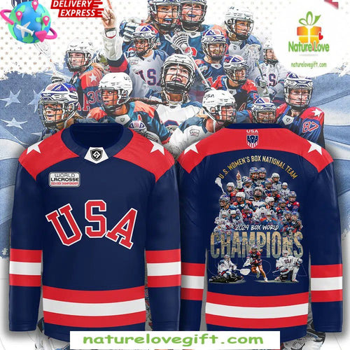 USA Women’s Box Hockey Jersey 2026 Team Apparel