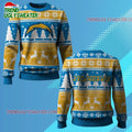 Nfl 2025 Chargers Reindeer Football Christmas Ugly Sweater