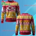 Nfl 2025 Chiefs Reindeer Football Christmas Ugly Sweater