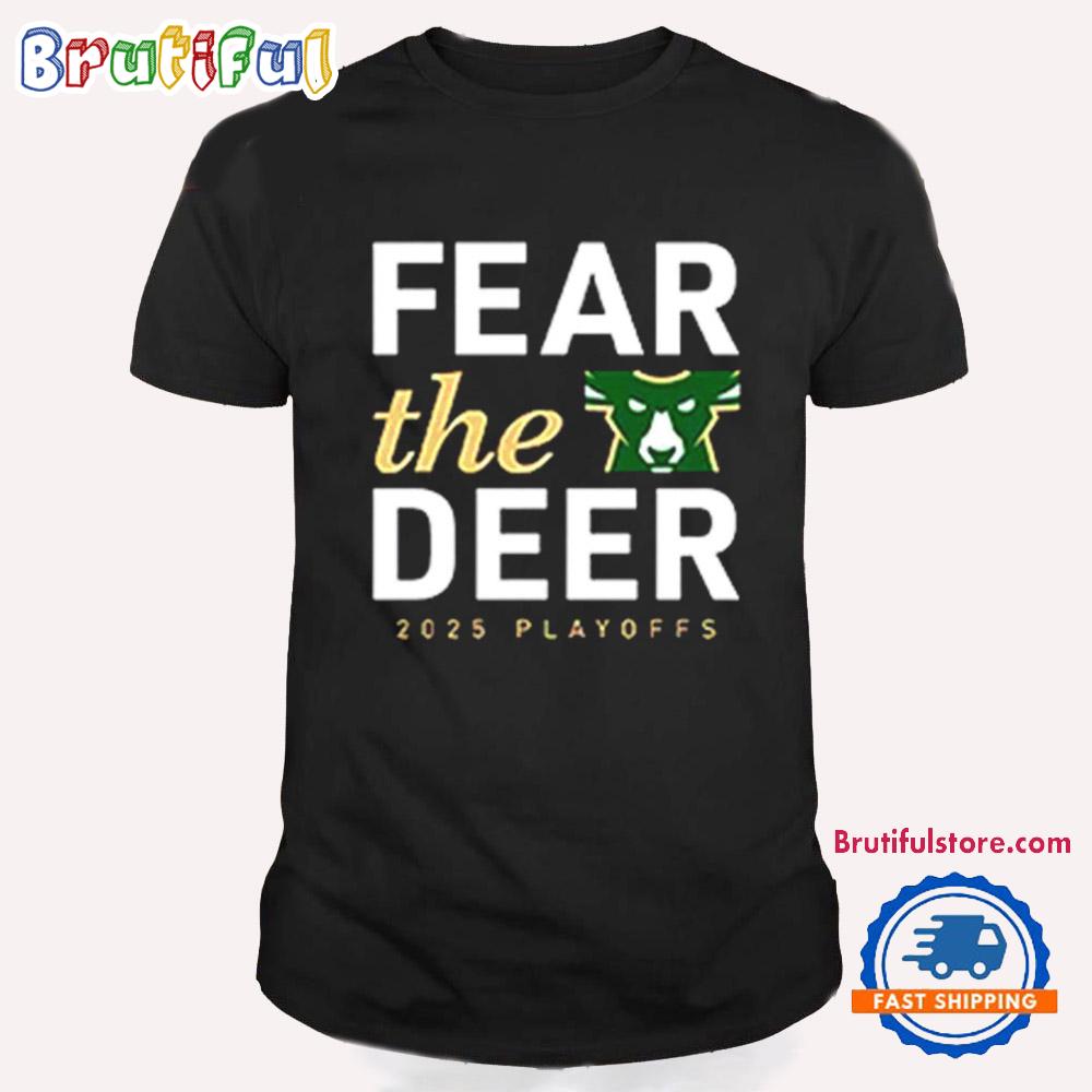 2025 Playoffs Fear The Deer Milwaukee Bucks T Shirt