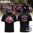 2025 State Of Origin Champions Queensland Maroons Rugby Black Hoodie T-Shirt
