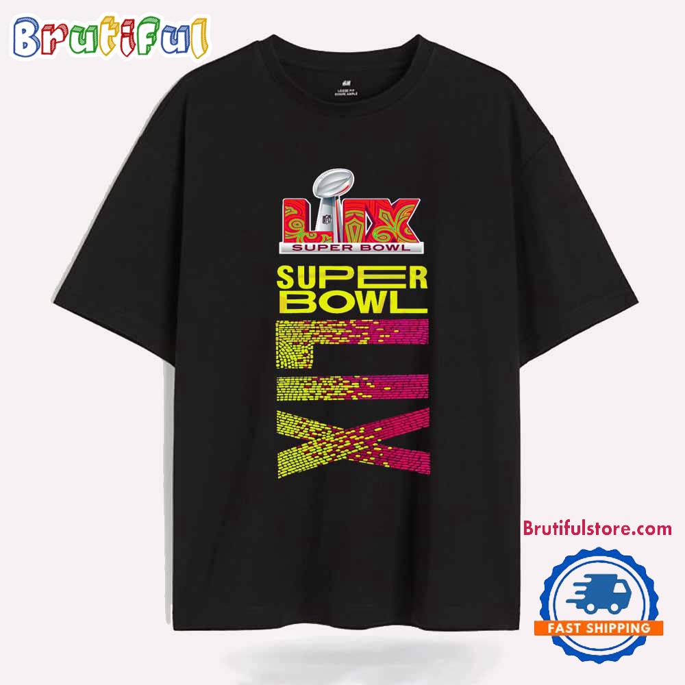 2025 Super Bowl Lix Logo T Shirt