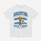 2026 Argentina Back 2 Back World Cup Champions Shirt