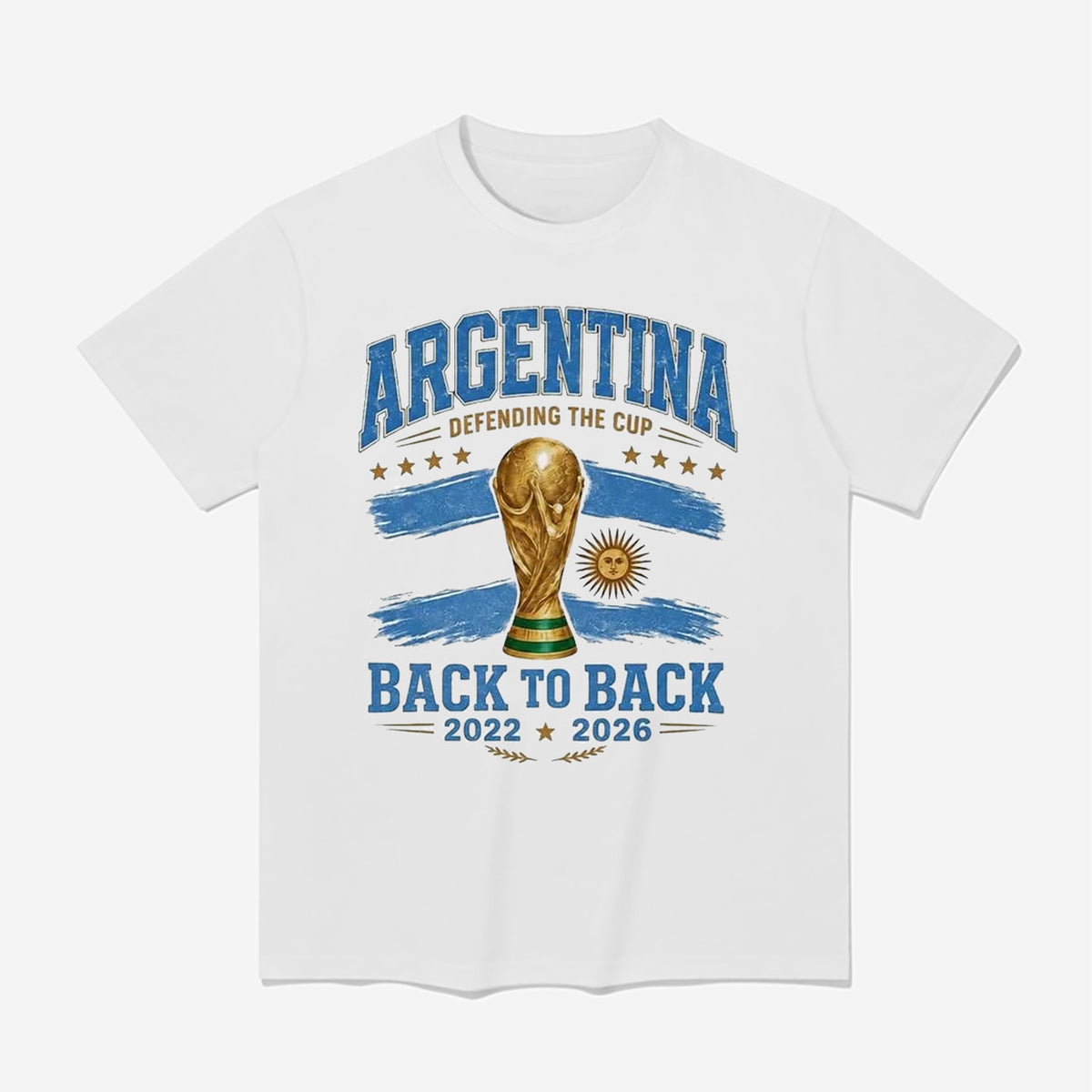 2026 Argentina Back 2 Back World Cup Champions Shirt