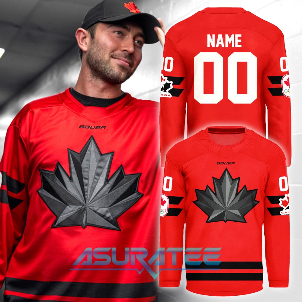 2026 Team Canada Winter Olympics Red Hockey Jersey