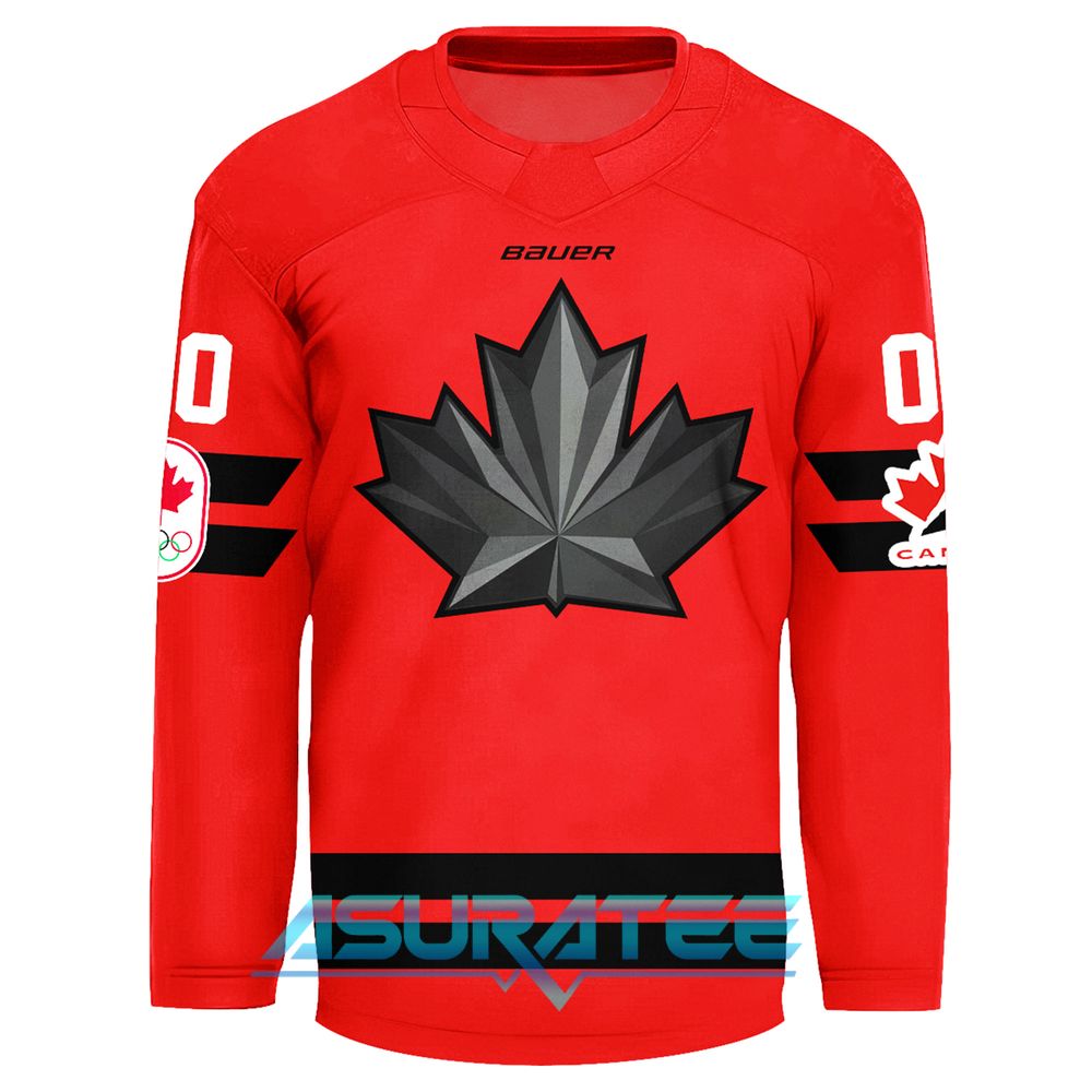 2026 Team Canada Winter Olympics Red Hockey Jersey