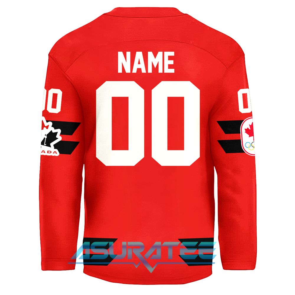 2026 Team Canada Winter Olympics Red Hockey Jersey