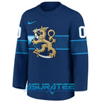 2026 Team Finland Winter Olympic Navy Hockey Jersey