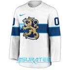 2026 Team Finland Winter Olympic White Hockey Jersey