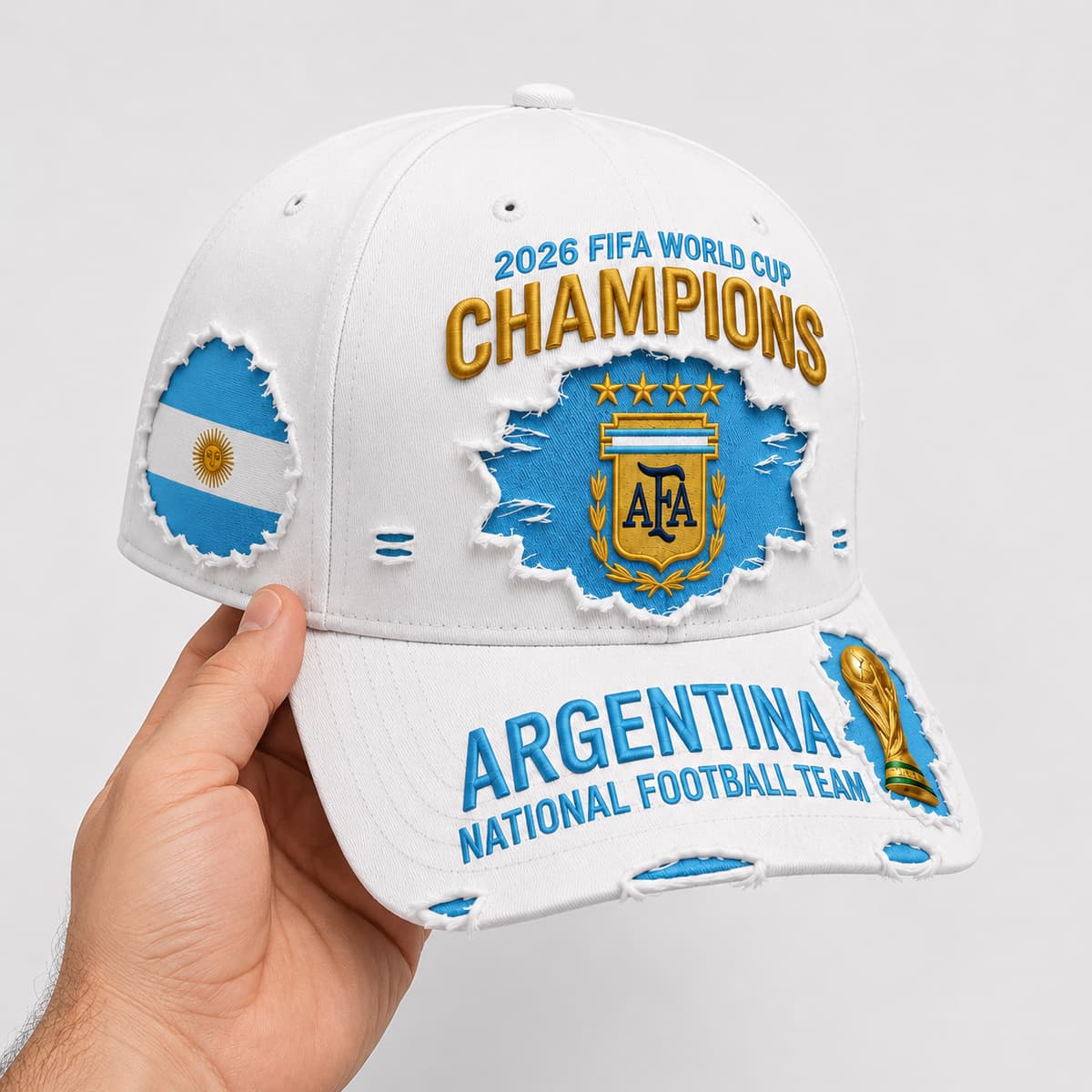 2026 World Cup Champions Argentina National Football Team Cap