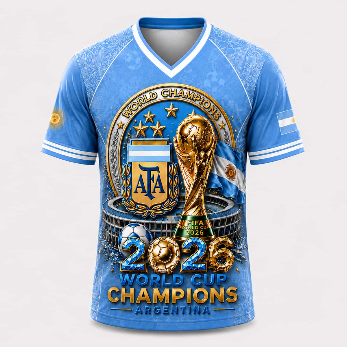 2026 World Cup Champions Argentina Shirt