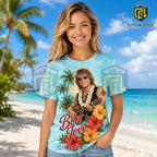 2026 Bon Jovi Tropical Hawaiian Floral T-Shirt