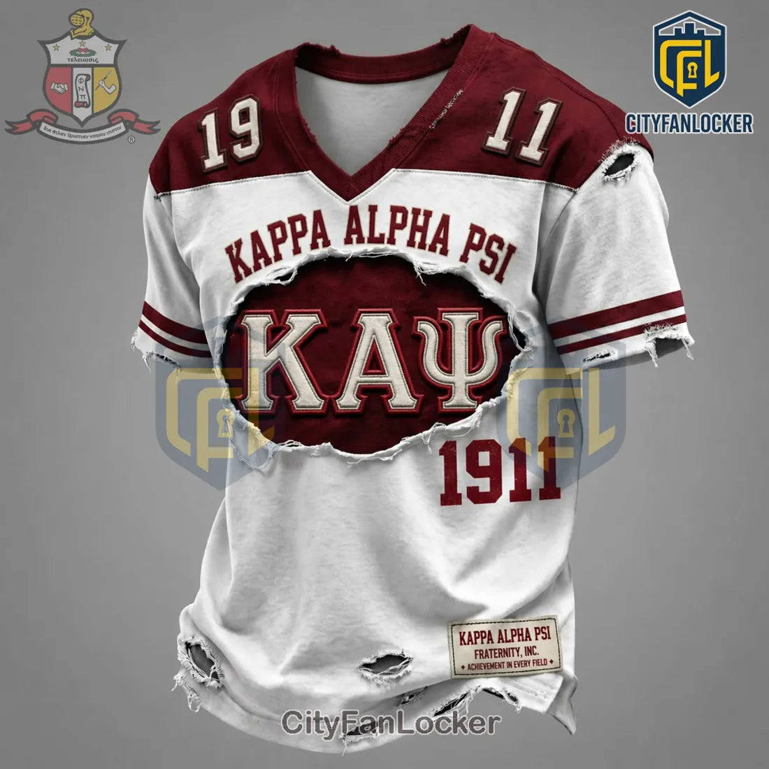 2026 Kappa Alpha Psi Fraternity Premium Distressed T-Shirt