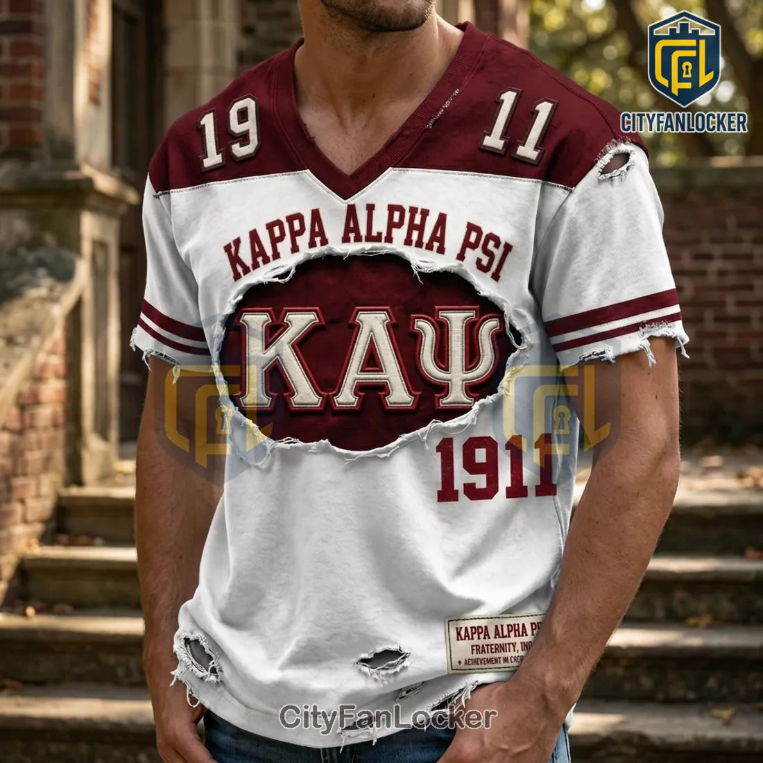 2026 Kappa Alpha Psi Fraternity Premium Distressed T-Shirt