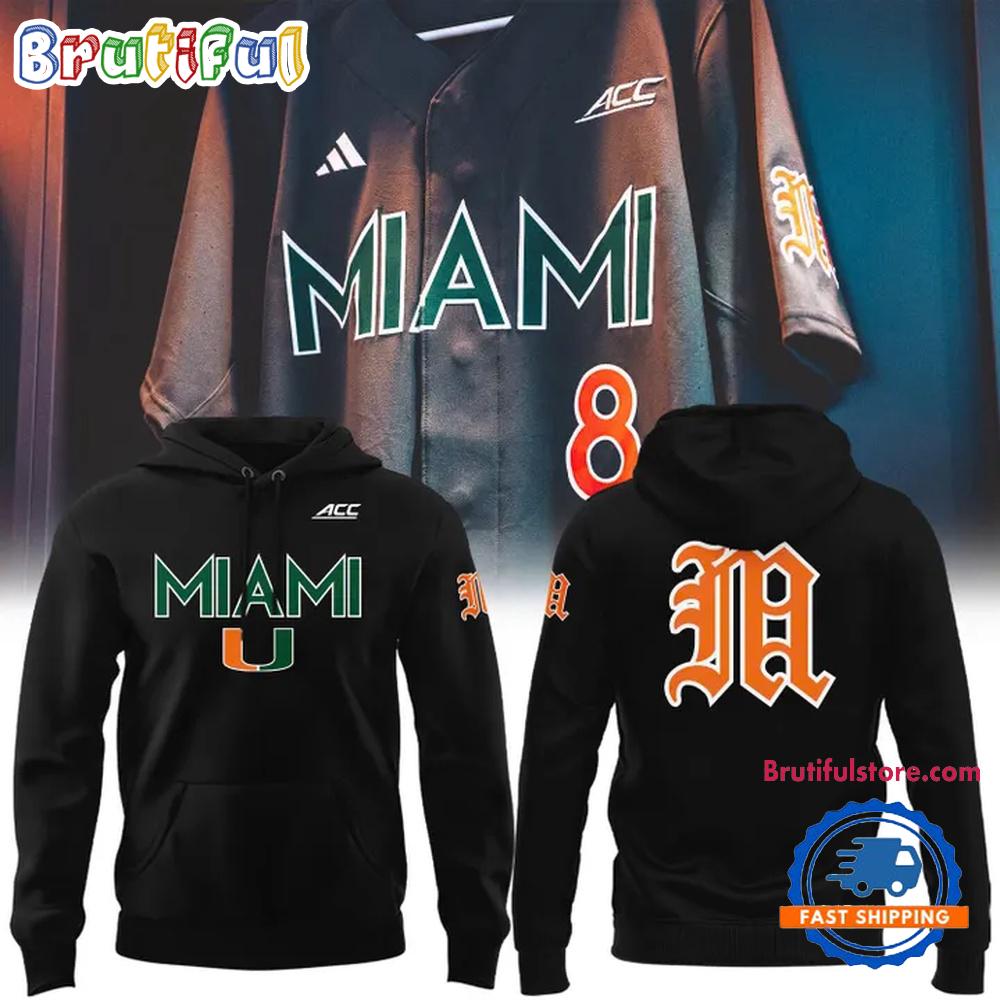 2026 Miami Hurricanes Baseball New Version Uniform Hoodie T-Shirt