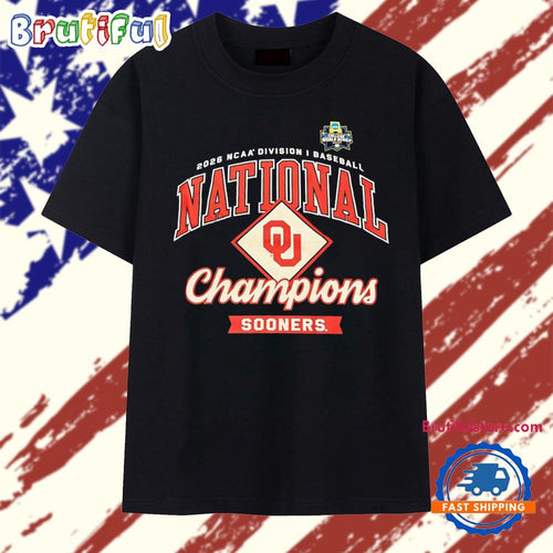2026 Oklahoma Sooners NCAA Division I Baseball National Champions T Shirt
