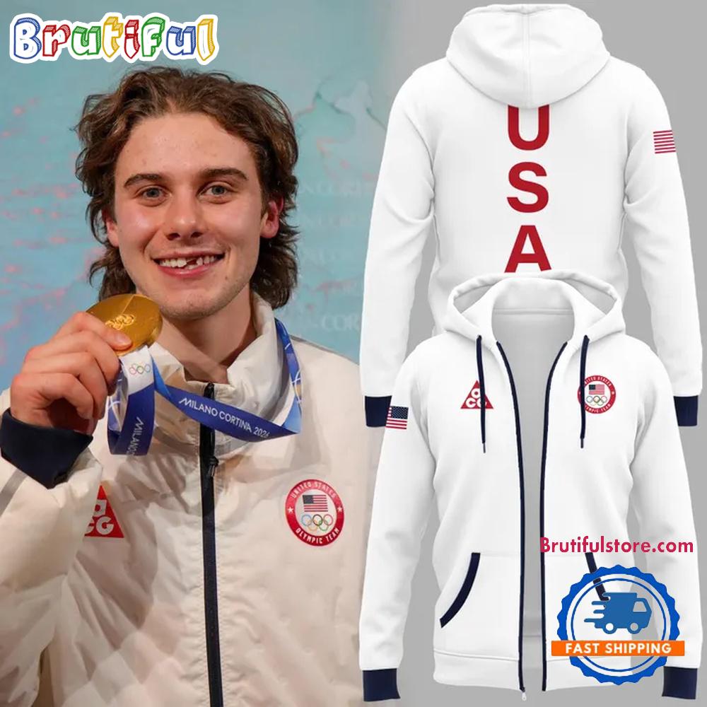 2026 USA Hockey Olympic Uniform Zip Hoodie