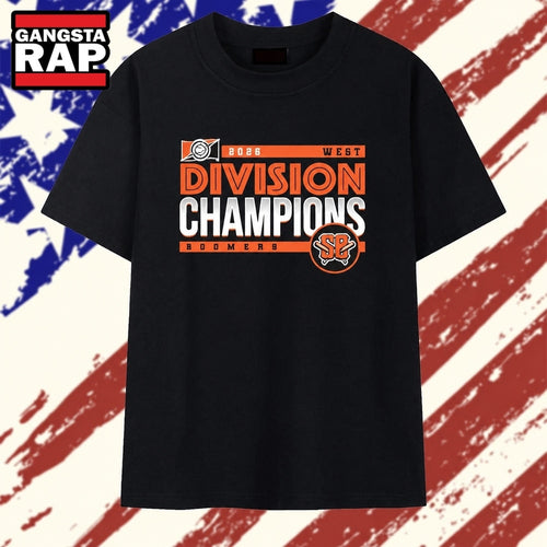2026 West Division Champions Boomers Baseball T Shirt